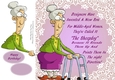 Old Lady Humor 5 8x8