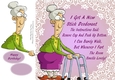 Old Lady Humor 6 8x8
