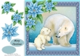 Gorgeous Polar Bear Family 8x8