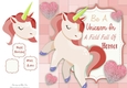 Be A Unicorn In A Field Full Of Horses Red 8x8