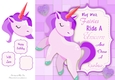 Play With Fairies Ride A Unicorn And Chase A Rainbow Purple 8x8