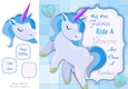 Play With Fairies Ride A Unicorn And Chase A Rainbow Blue 8x8