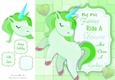 Play With Fairies Ride A Unicorn And Chase A Rainbow Green 8x8