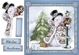 Gorgeous Snowman With Top Hat 1 8x8