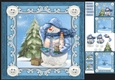 Gorgeous Snowman With Lighthouse 8x8 Mini Kit
