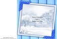 Gorgeous Blue Winter Insert 8x8