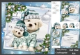 Gorgeous Pair Of Dogs In Winter Hats 8x8 Mini Kit