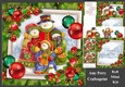 Gorgeous Snowman Family With Baubles 8x8 Mini Kit