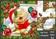 Gorgeous Singing Cat With Baubles 8x8 Mini Kit