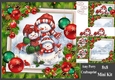 Gorgeous Snowman Family Of 3 8x8 Mini Kit
