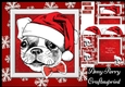 Gorgeous White French Bull Dog 8x8 Mini Kit