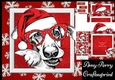 Gorgeous White Funny Dog 8x8 Mini Kit