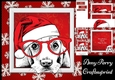 Gorgeous White Waiting Dog 8x8 Mini Kit