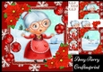 Adorable Mrs Claus With Baubles 8x8 Mini Kit