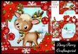 Adorable Reindeer With Baubles 8x8 Mini Kit