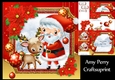Gorgeous Santa & His Reindeer 8x8 Mini Kit