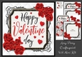 Happy Valentines Day Unisex Valentine 8x8 Mini Kit