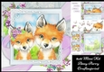 Beautiful Pair Of Foxes 8x8 Mini Kit