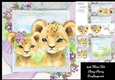Beautiful Pair Of Lions 8x8 Mini Kit