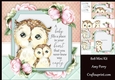 A baby fills a place in your heart ....... Owl 8x8 Mini Kit