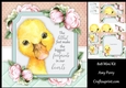 The littlest feet .......... Duckling 8x8 Mini Kit