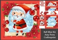 Gorgeous Santa With Baubles 8x8 Mini Kit