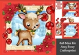 Gorgeous Reindeer With Baubles 8x8 Mini Kit