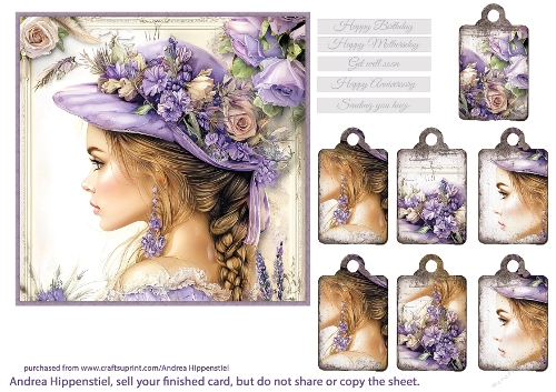 Beautiful Talented Lady in Purple