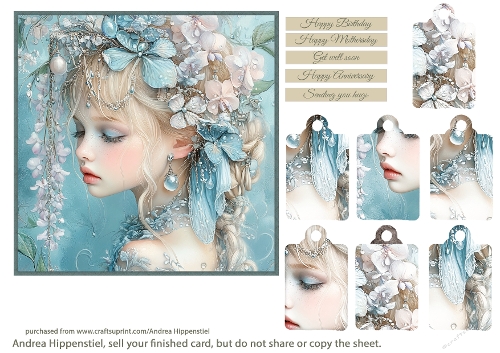 Beautiful Wonderful Fantasy in shades of blue