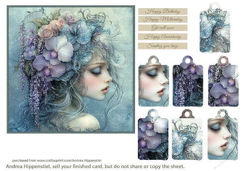 Beautiful Wonderful Fantasy in shades of blue 2