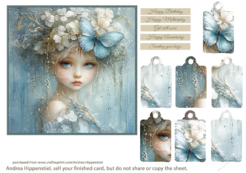 Beautiful Wonderful Fantasy in shades of blue 3