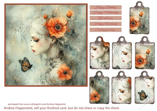 Beautiful Wonderful Fantasy Poppy Lady 3