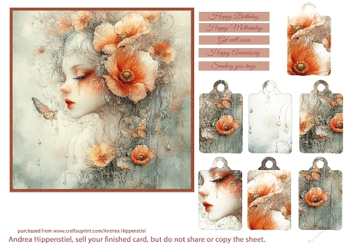 Beautiful Wonderful Fantasy Poppy Lady 4