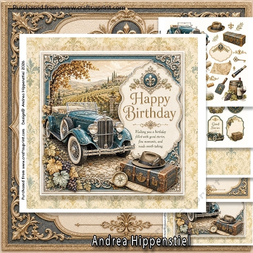 Oldtimer Happy Birthday 6
