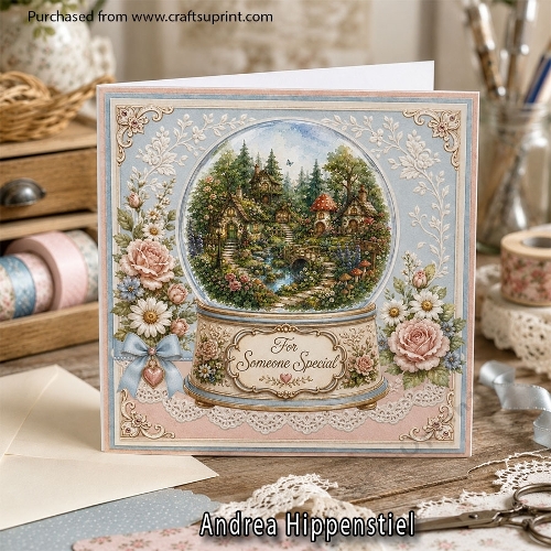 Woodland Wishes Dome Card 1