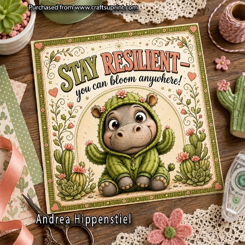 Hello little baby hippo-cactus