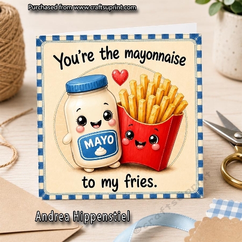 Youre the mayonnaise to my fries