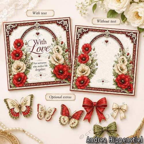 With Love in red