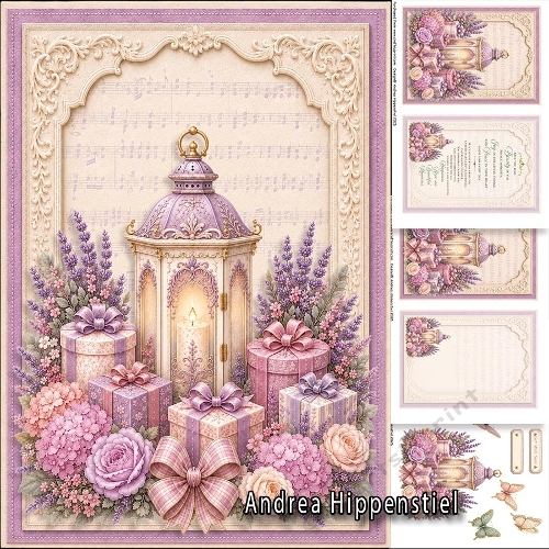 Lavender Wishes and Golden Light 1