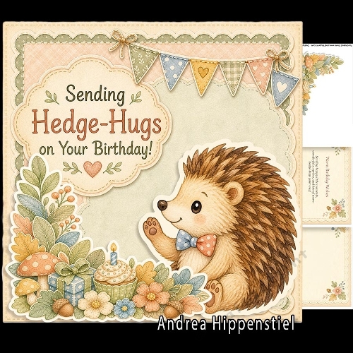 Birthday with Hedgehog