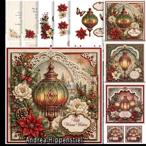 Christmas Lantern Classic Colors-Set