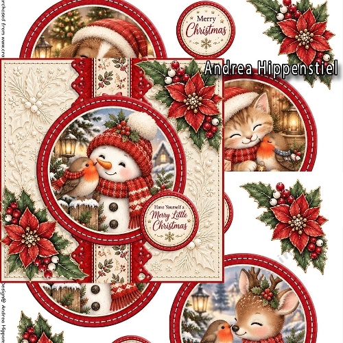 ** Christmas Set ** red 