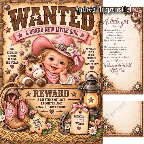 ** Wanted ** baby Cowgirl