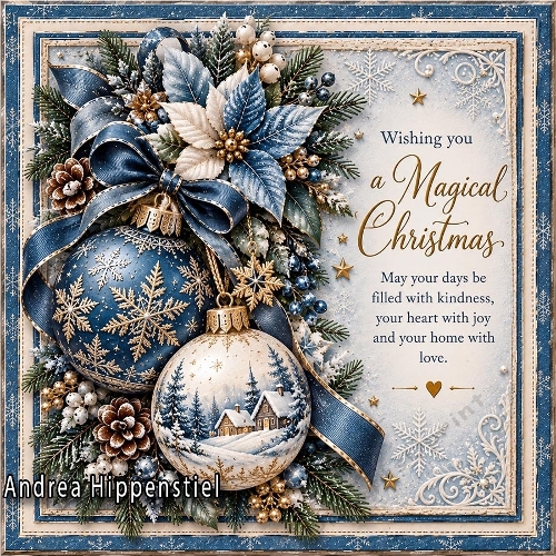 ** Nostalgie Christmas ** teal