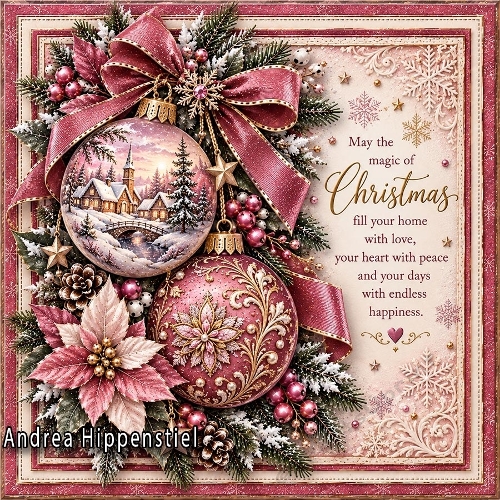 ** Nostalgie Christmas ** pink