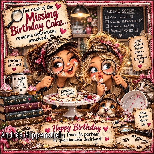 ** Partner in Crime ** 4 Sister Birthday