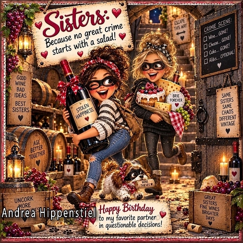 ** Partner in Crime ** 8 Sister Birthday