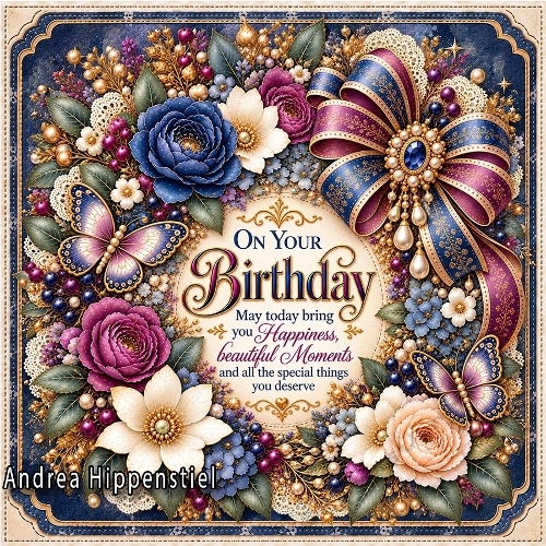 ** Birthday Wreath ** 4