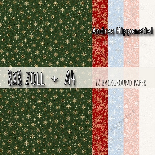 Christmas Paper Background matching Christmas Cheers Cards