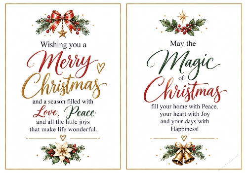 Christmas Phrases Insert 3